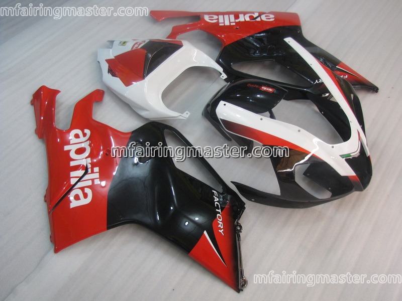 (image for) Fit for Aprilias RSV1000 2003 2004 2005 2006 fairing kit Red white black