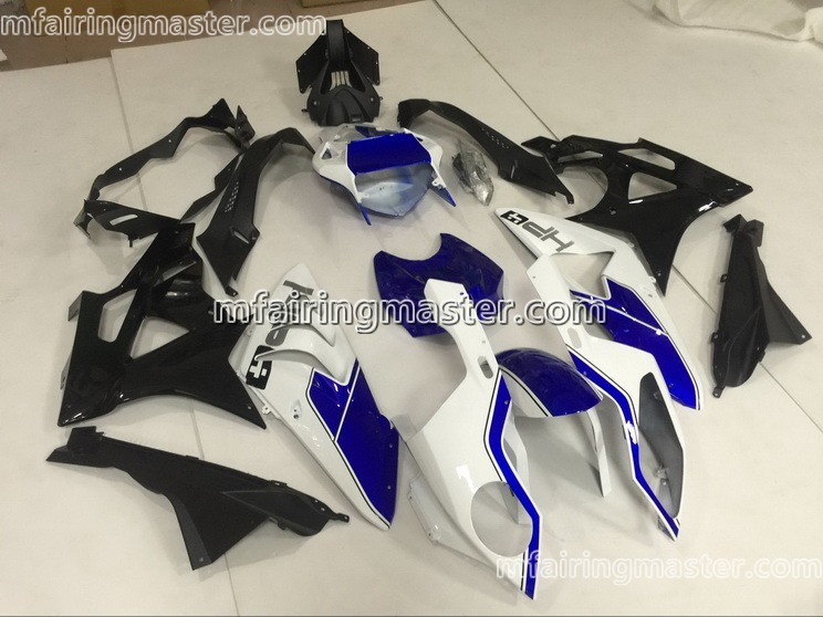 (image for) Fit for BMW S1000RR 2009 2010 2011 2012 2013 2014 fairing kit injection molding Hp white black blue