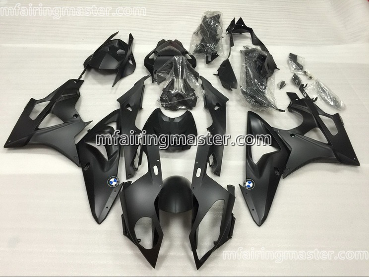 (image for) Fit for BMW S1000RR 2009 2010 2011 2012 2013 2014 fairing kit injection molding Black