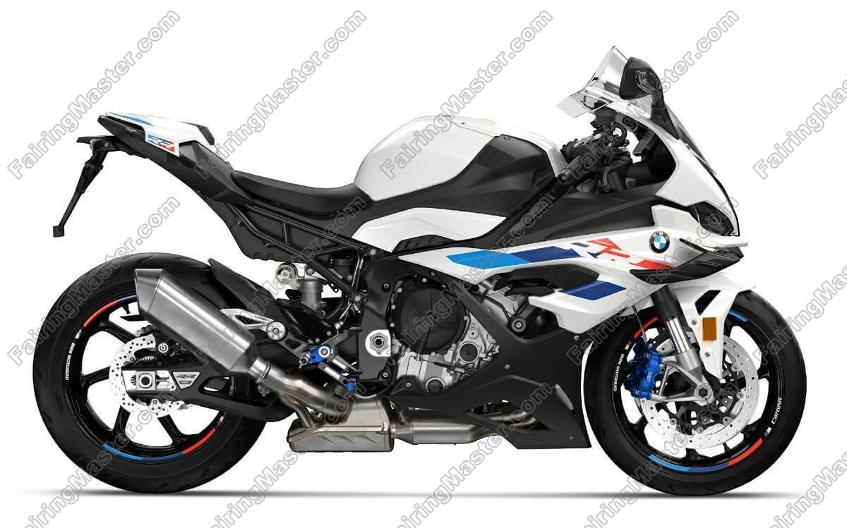 (image for) Fairing kit fit for BMW S1000RR 2023 2024 white blue red 102 - Click Image to Close