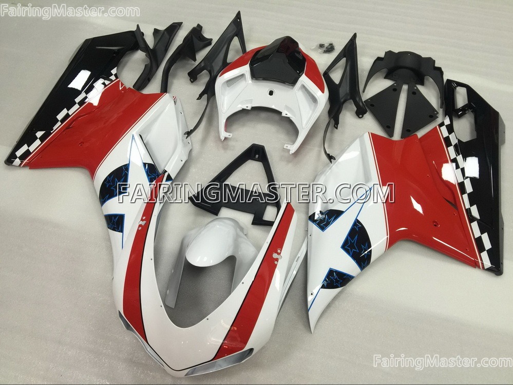 (image for) Injection molding fairing kits fit for Ducati 1098 848 1198 2007 - 2011 2012 121
