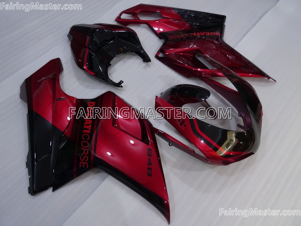 (image for) Injection molding fairing kits fit for Ducati 1098 848 1198 2007 - 2011 2012 123