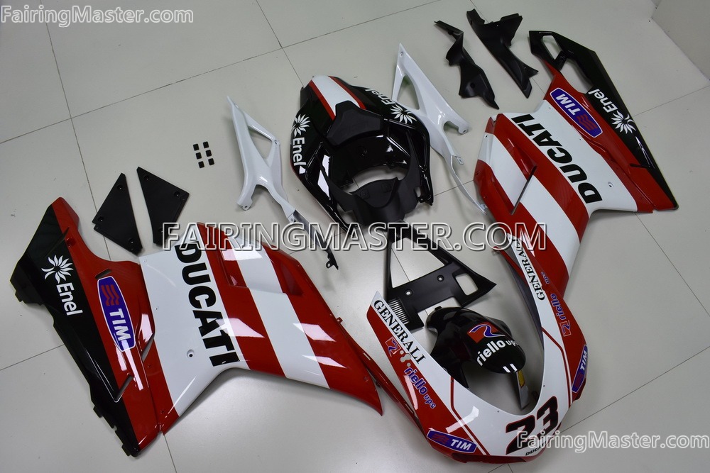 (image for) Injection molding fairing kits fit for Ducati 1098 848 1198 2007 - 2011 2012 125