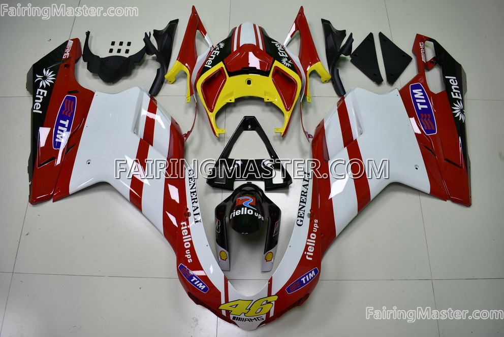 (image for) Injection molding fairing kits fit for Ducati 1098 848 1198 2007 - 2011 2012 126