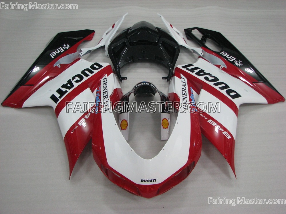 (image for) Injection molding fairing kits fit for Ducati 1098 848 1198 2007 - 2011 2012 129