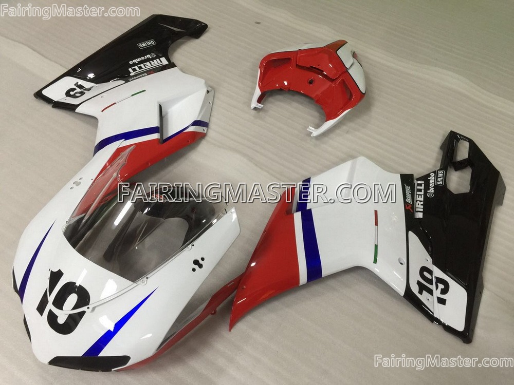 (image for) Injection molding fairing kits fit for Ducati 1098 848 1198 2007 - 2011 2012 138