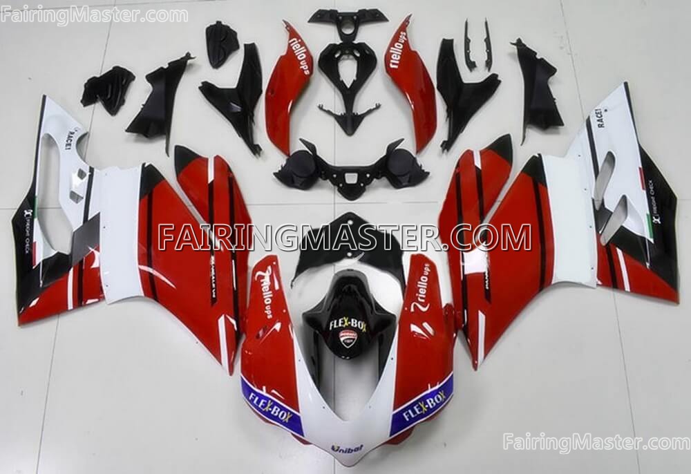 (image for) Fairing kit fit for Ducati Panigale 959 1299 1299S 2015-2018 red white 107