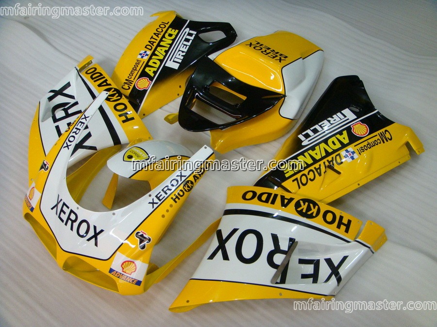 (image for) Fit for Ducati 996 748 916 998 1996 1997 1998 1999 2000 2001 2002 2003 2004 fairing kit injection molding Xerox yellow black