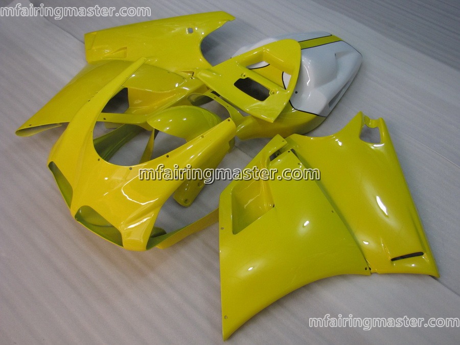 (image for) Fit for Ducati 996 748 916 998 1996 1997 1998 1999 2000 2001 2002 2003 2004 fairing kit injection molding Yellow white