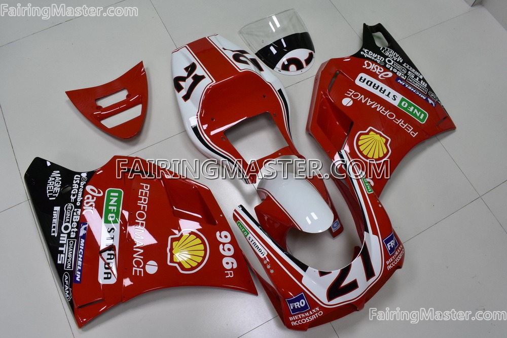 (image for) Injection molding fairing kits fit for Ducati 996 748 916 998 1996 1997 1998 1999 2000 2001 2002 2003 2004 125