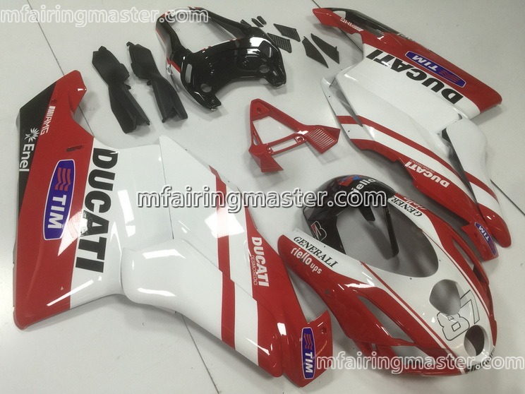 (image for) Fit for Ducati 999 749 2003 2004 fairing kit injection molding Tim red white