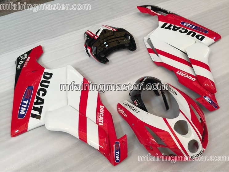 (image for) Fit for Ducati 999 749 2003 2004 fairing kit injection molding Tim red white