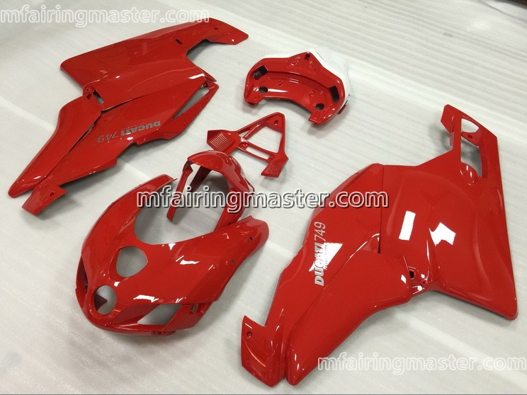 (image for) Fit for Ducati 999 749 2003 2004 fairing kit injection molding Red white