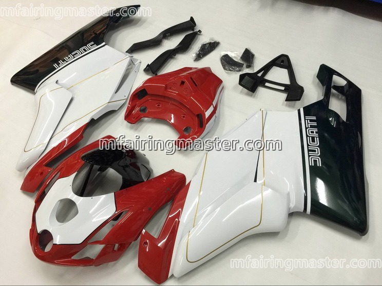 (image for) Fit for Ducati 999 749 2003 2004 fairing kit injection molding White red black - Click Image to Close