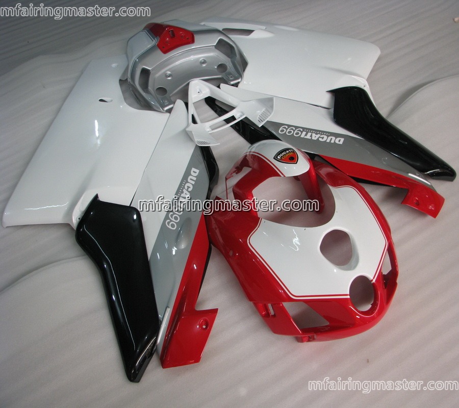 (image for) Fit for Ducati 999 749 2005 2006 fairing kit injection molding Red white