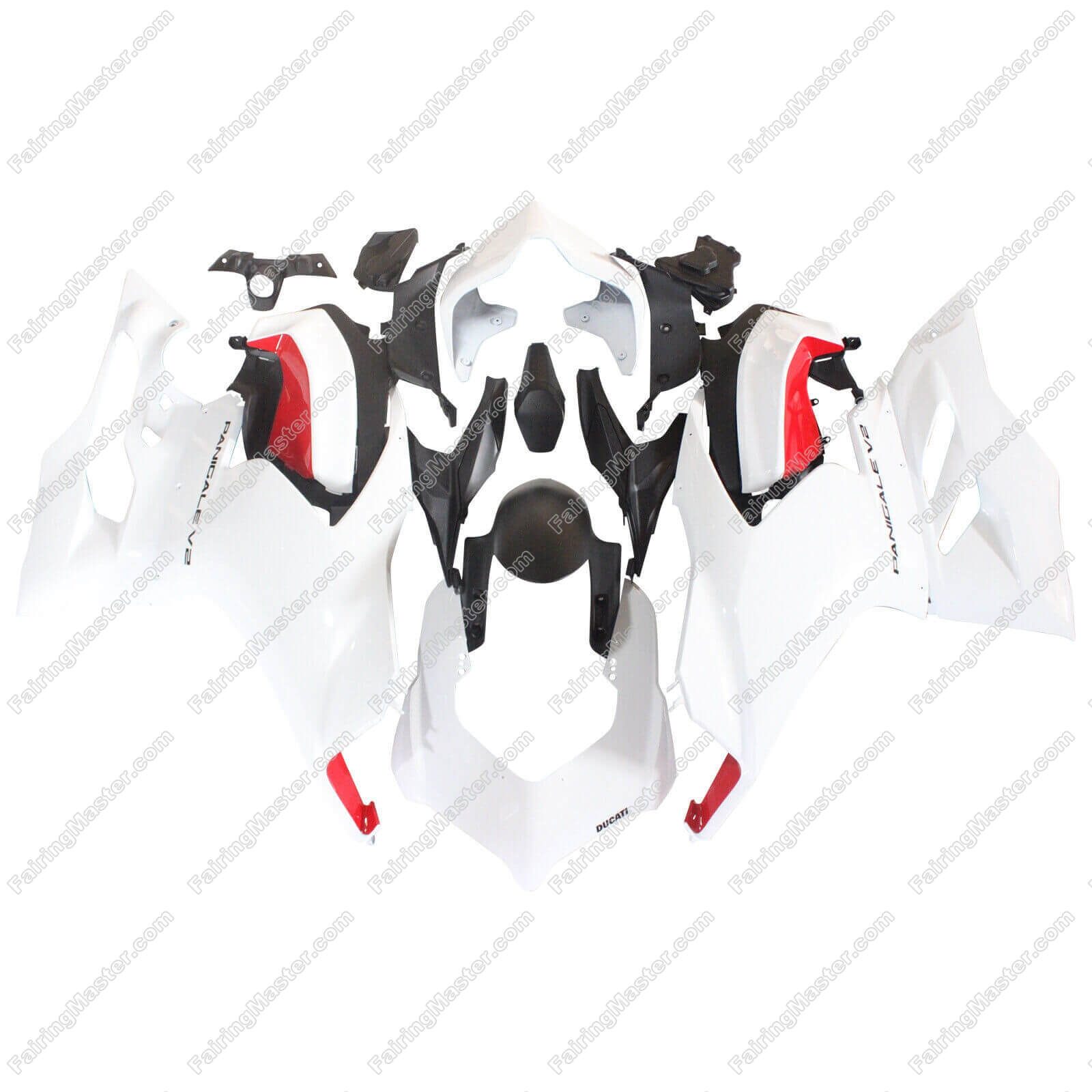 (image for) Fairing kit fit for Ducati Panigale V2 2020-2023 white red black 101