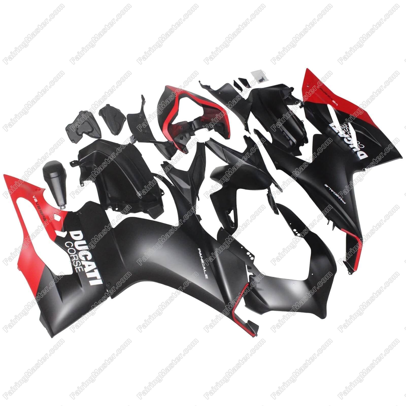 (image for) Fairing kit fit for Ducati Panigale V2 2020-2023 red black 102