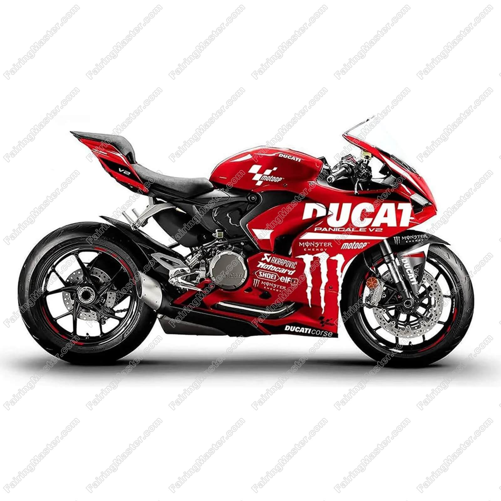 (image for) Fairing kit fit for Ducati Panigale V2 2020-2023 red 113