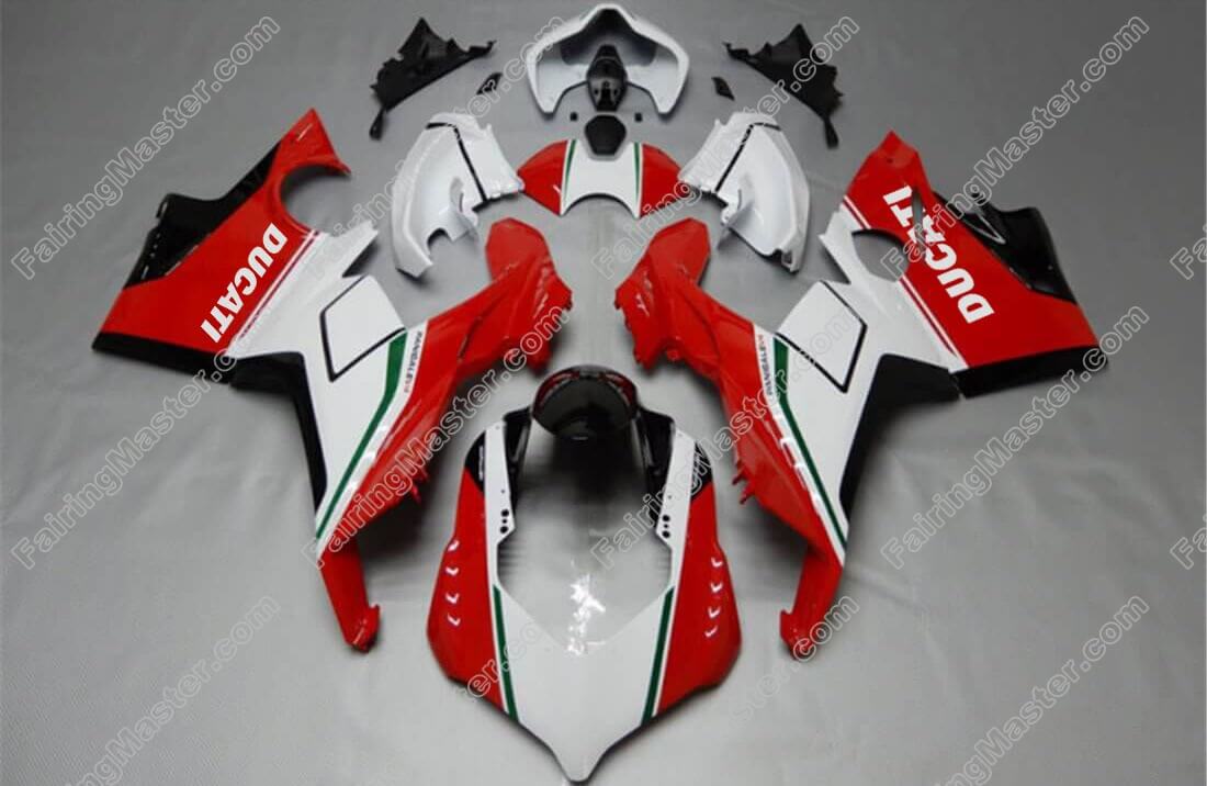 (image for) Fairing kit fit for Ducati Panigale V4 V4S 2018 2019 red white green 102
