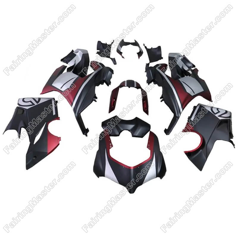 (image for) Fairing kit fit for Ducati Panigale V4 V4S 2018 2019 matte black silver 111