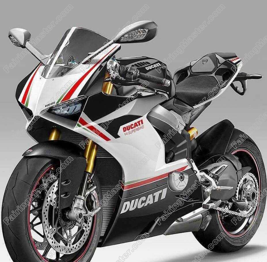 (image for) Fairing kit fit for Ducati Panigale V4 V4S 2018 2019 white black red green 113