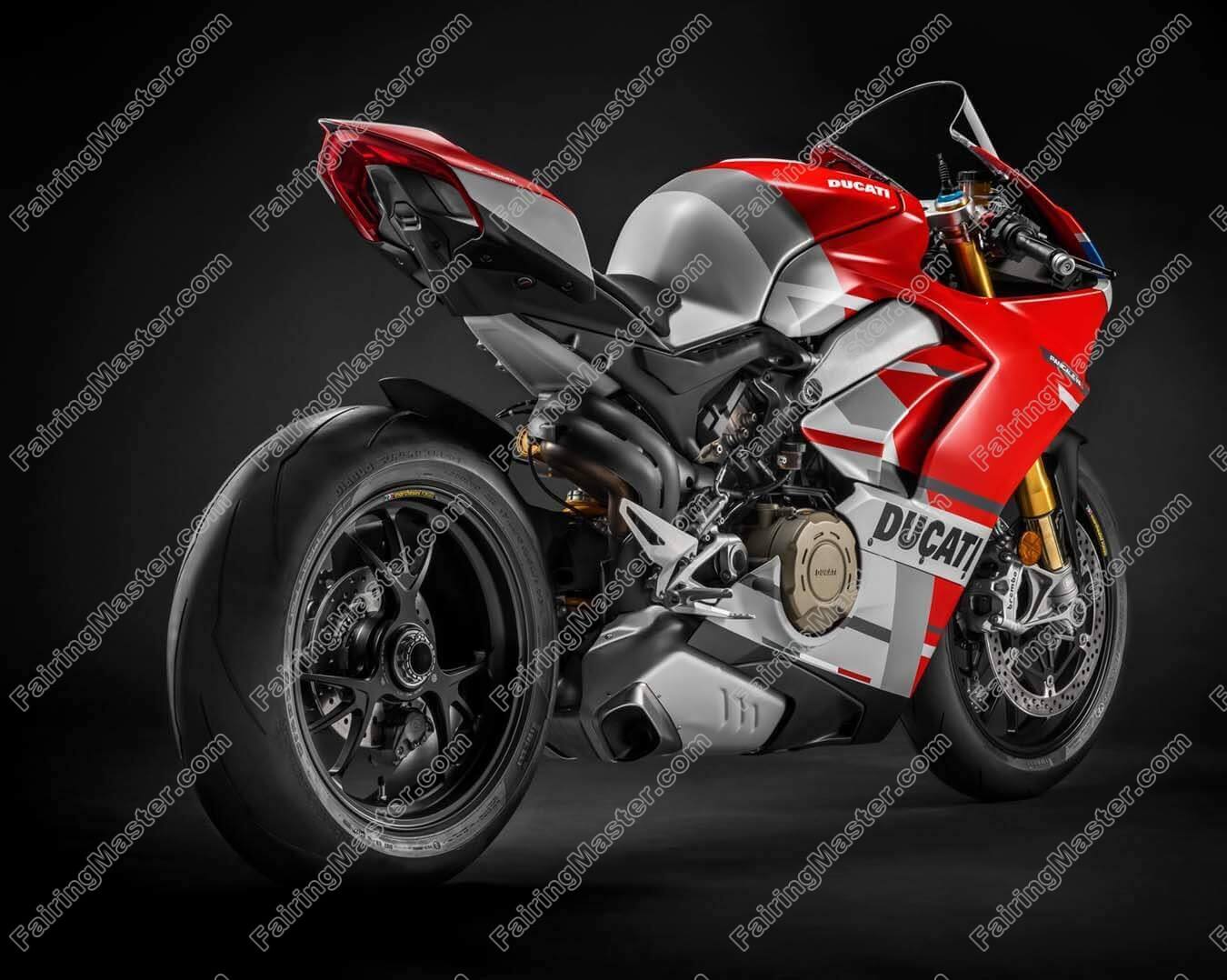 (image for) Fairing kit fit for Ducati Panigale V4 V4S 2018 2019 orange silver grey 116