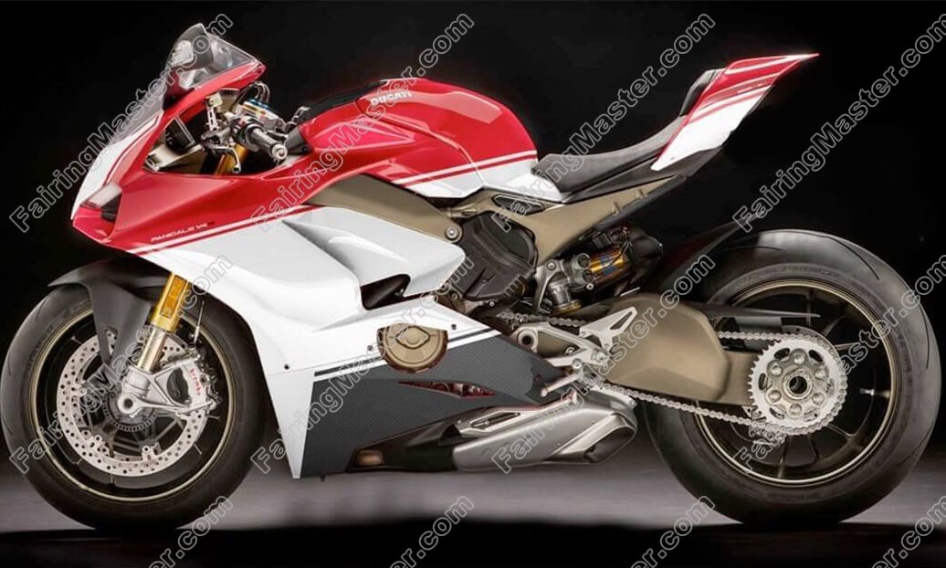(image for) Fairing kit fit for Ducati Panigale V4 V4S 2018 2019 red white 120