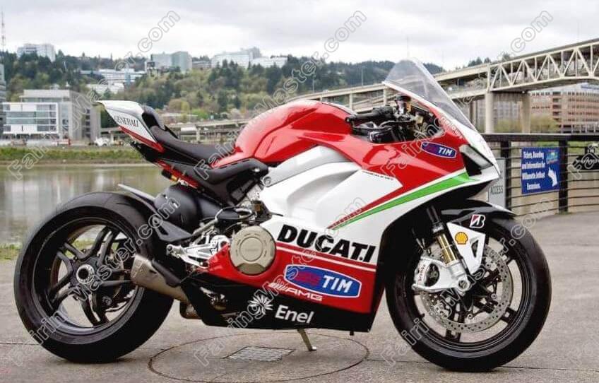 (image for) Fairing kit fit for Ducati Panigale V4 V4S 2018 2019 red white green 123