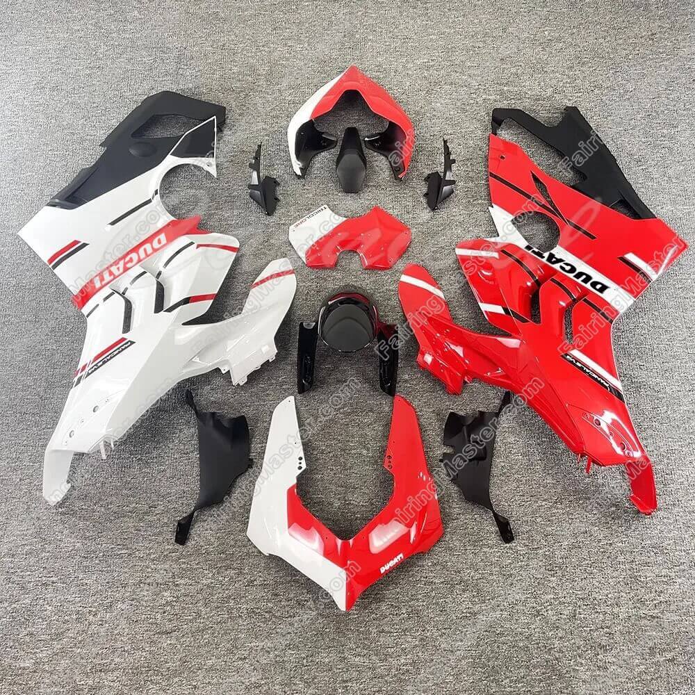 (image for) Fairing kit fit for Ducati Panigale V4 V4S V4SP 2020 2021 red white 101