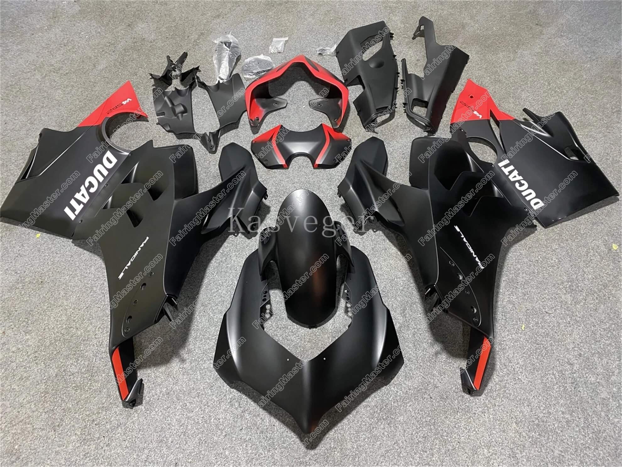 (image for) Fairing kit fit for Ducati Panigale V4 V4S V4SP 2020 2021 black red 106