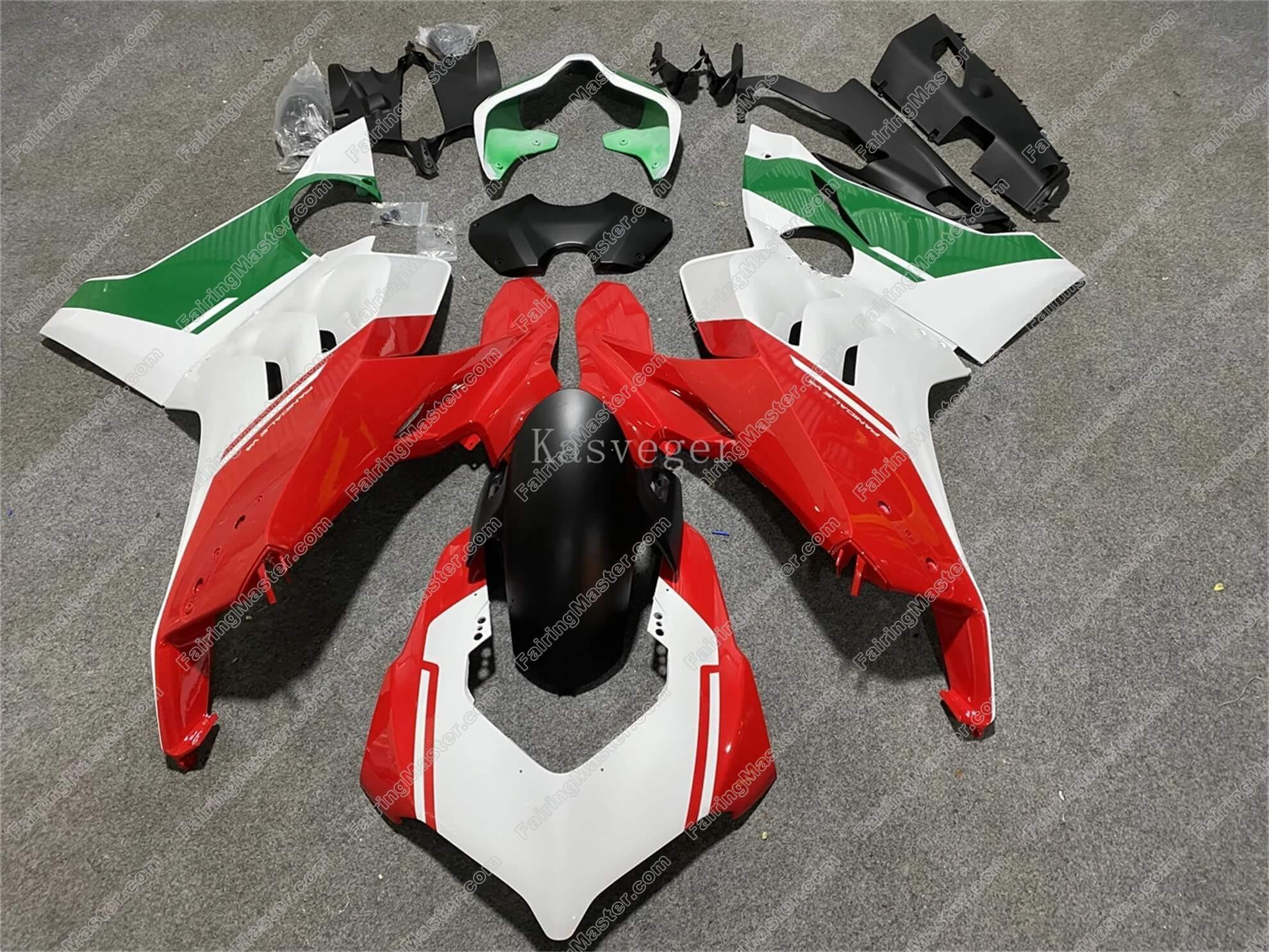 (image for) Fairing kit fit for Ducati Panigale V4 V4S V4SP 2020 2021 red white green 112