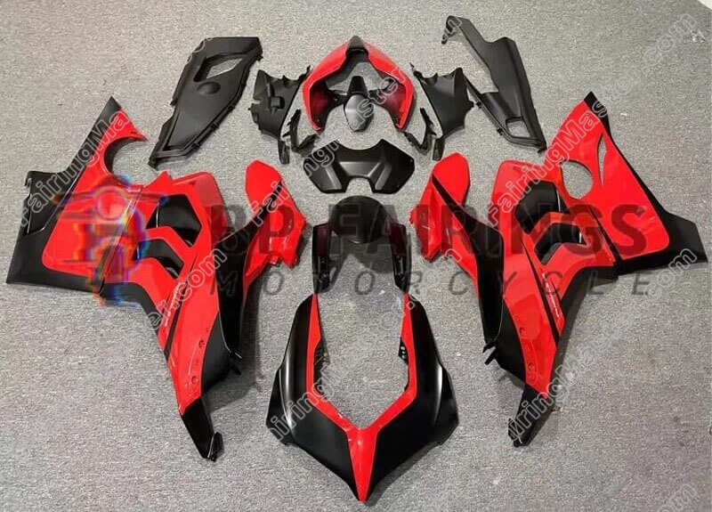 (image for) Fairing kit fit for Ducati Panigale V4 V4S V4SP 2020 2021 black red 113