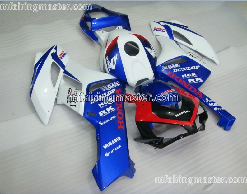 (image for) Fit for Honda CBR1000RR 2004 2005 fairing kit injection molding Blue white