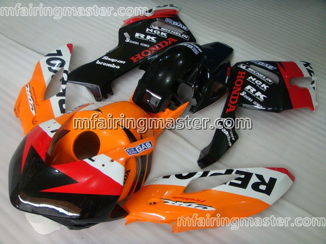 (image for) Fit for Honda CBR1000RR 2004 2005 fairing kit injection molding Repsol red black