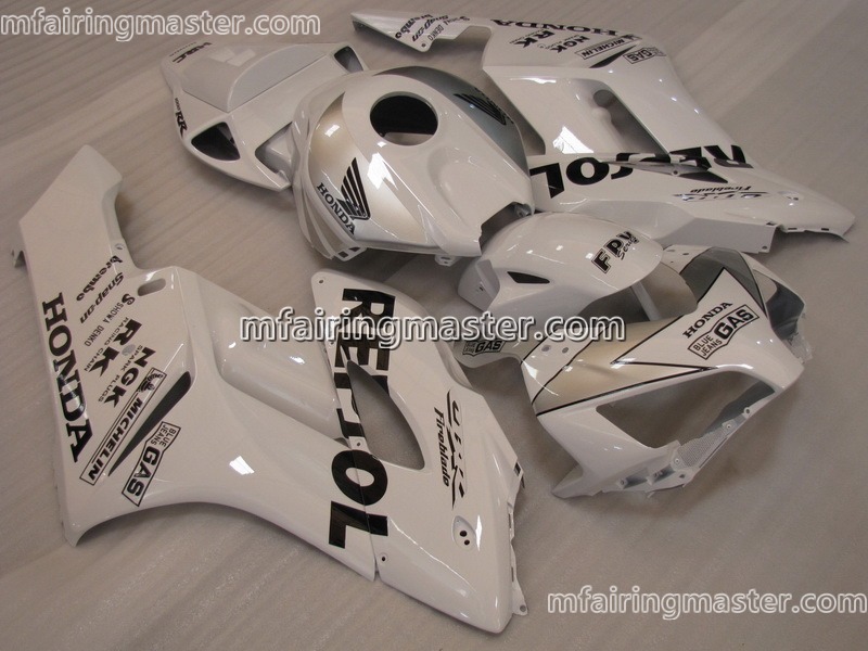 (image for) Fit for Honda CBR1000RR 2004 2005 fairing kit injection molding Repsol silver white