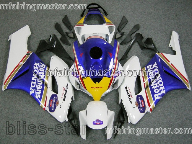 (image for) Fit for Honda CBR1000RR 2004 2005 fairing kit injection molding Rothmans white blue