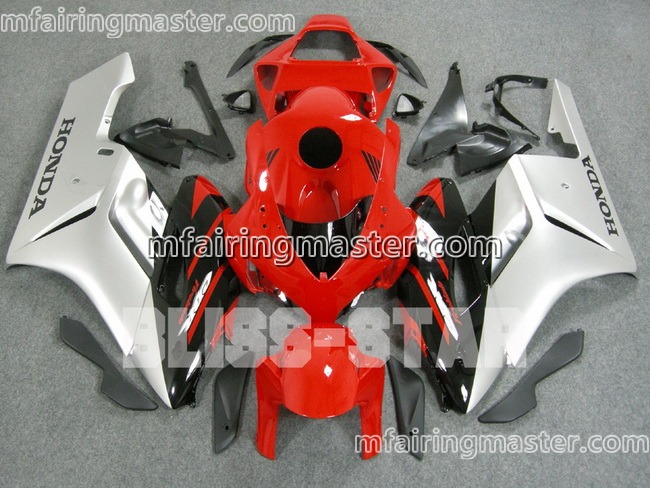 (image for) Fit for Honda CBR1000RR 2004 2005 fairing kit injection molding Silver red