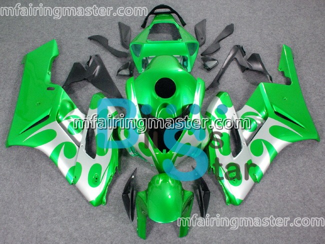 (image for) Fit for Honda CBR1000RR 2004 2005 fairing kit injection molding Green silver