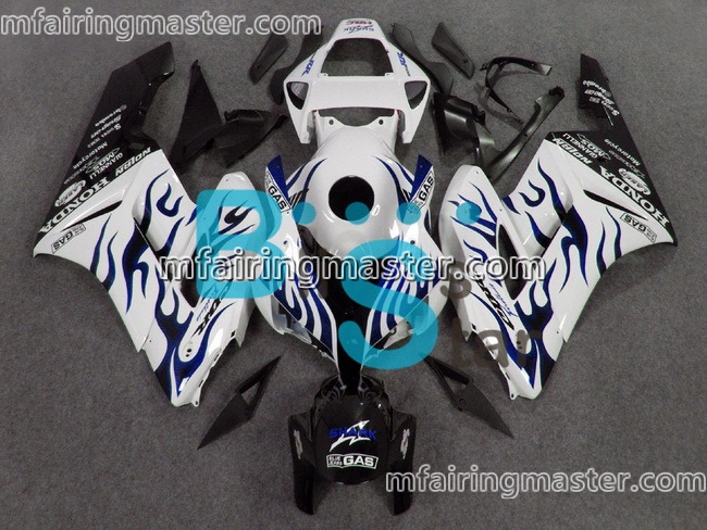 (image for) Fit for Honda CBR1000RR 2004 2005 fairing kit injection molding Flames white