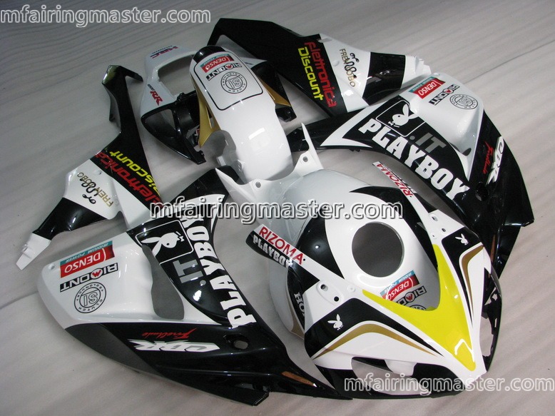 (image for) Fit for Honda CBR1000RR 2006 2007 fairing kit injection molding Playboy black white