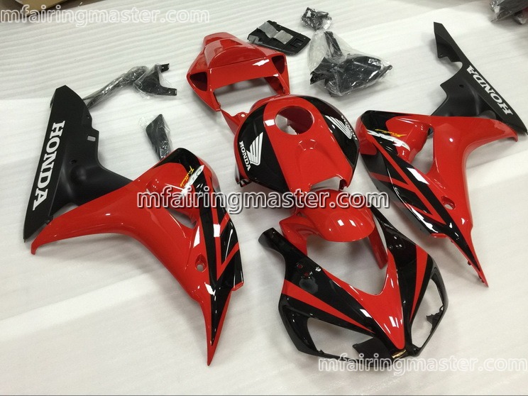 (image for) Fit for Honda CBR1000RR 2006 2007 fairing kit injection molding Red black