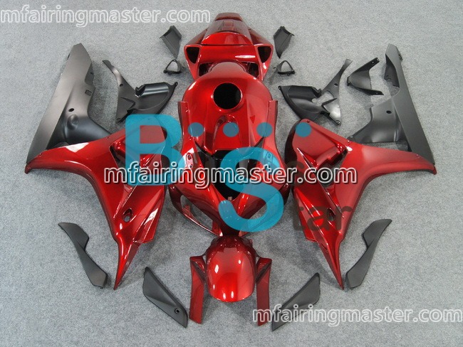 (image for) Fit for Honda CBR1000RR 2006 2007 fairing kit injection molding Red black