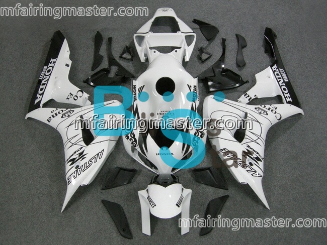 (image for) Fit for Honda CBR1000RR 2006 2007 fairing kit injection molding Alstare white