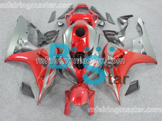 (image for) Fit for Honda CBR1000RR 2006 2007 fairing kit injection molding Grey red