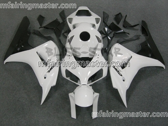 (image for) Fit for Honda CBR1000RR 2006 2007 fairing kit injection molding White black