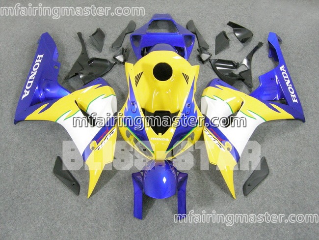 (image for) Fit for Honda CBR1000RR 2006 2007 fairing kit injection molding Yellow blue