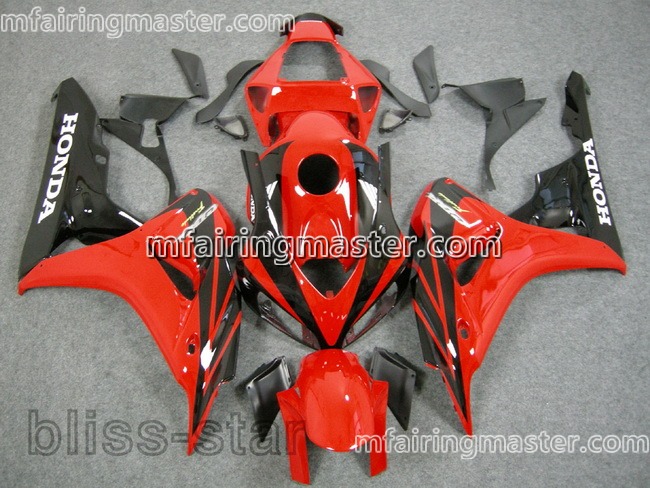 (image for) Fit for Honda CBR1000RR 2006 2007 fairing kit injection molding Red black