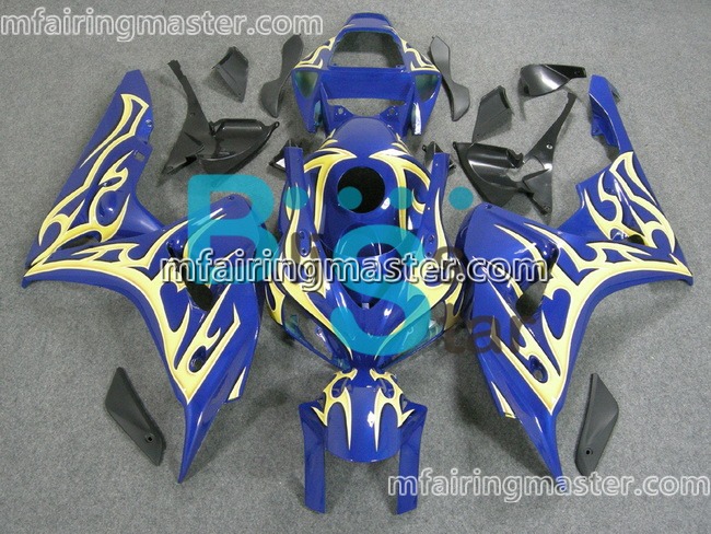 (image for) Fit for Honda CBR1000RR 2006 2007 fairing kit injection molding Yellow blue