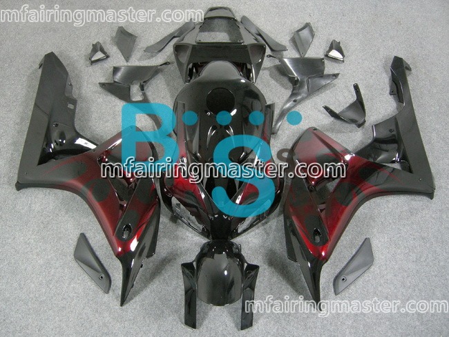 (image for) Fit for Honda CBR1000RR 2006 2007 fairing kit injection molding Red black