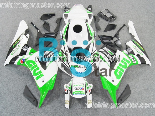 (image for) Fit for Honda CBR1000RR 2006 2007 fairing kit injection molding Green white black